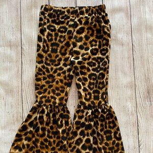 Leopard bell bottom